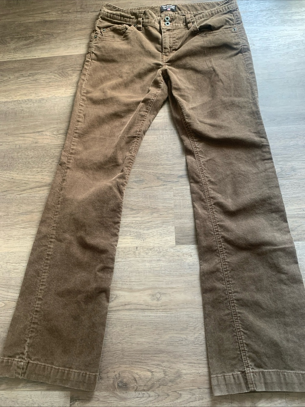 Polo by Ralph Lauren Brown Corduroy Flare Wide-Leg Jeans